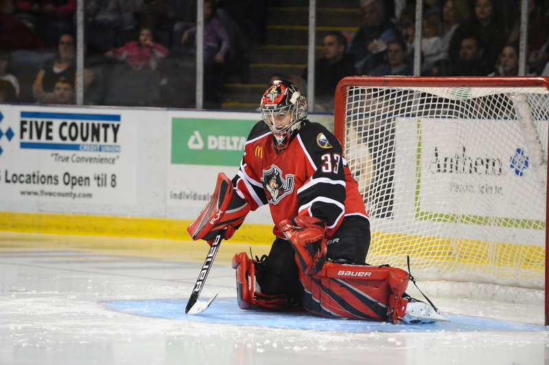 David Leggio has a respectable 2.82 goals-against average since taking over in net for the Portland Pirates in seven of the last nine games.