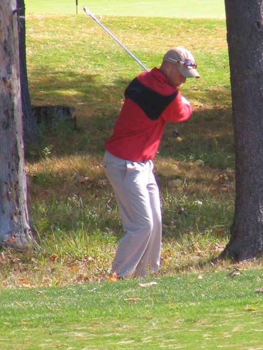 Mike Arsenault of Gorham, who only has been playing golf for five years, shaved 11 strokes off his handicap over the past two years.