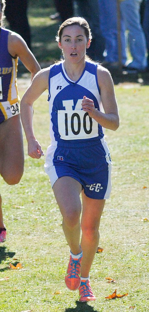 Abbey Leonardi of Kennebunk won every race she ran in Maine this fall, capturing her third girls Class A state cross country championship in a row. She also was the only Maine schoolgirl runner to break 18 minutes on a 5-kilometer course.