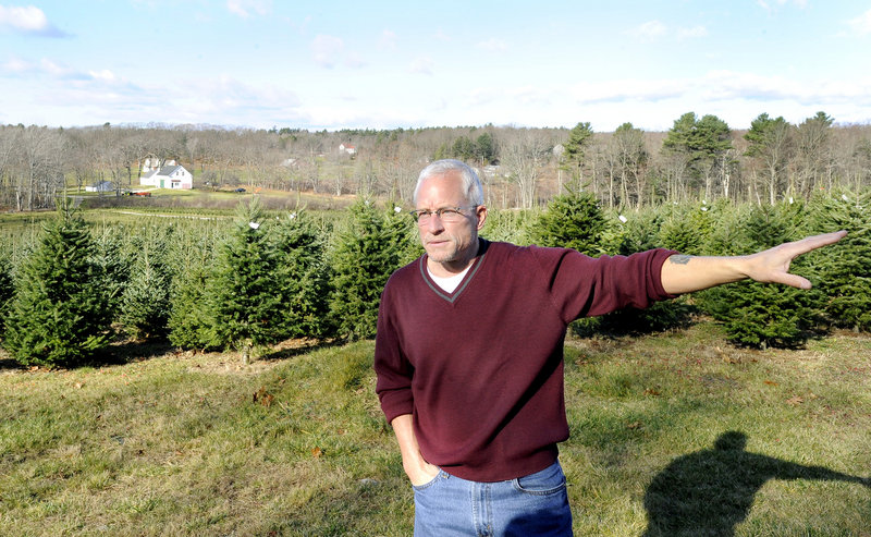 Jay Cox owns and operates the Old Farm Christmas Place of Maine in Cape Elizabeth. When he bought the property, which dates to the 1790s, it was so unaltered that it lacked indoor plumbing.