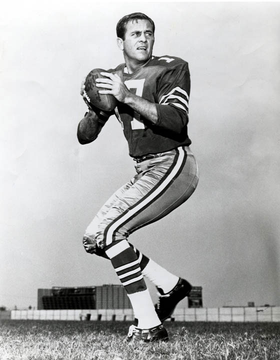 An undated NFL publicity photo of Don Meredith, who played for the Cowboys from 1960-1968, becoming the starting quarterback in 1965.