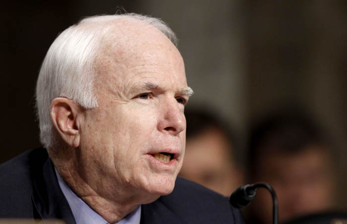 Sen. John McCain:  "I think the president has one of two choices: either retract, or to provide the information that the American people deserve."