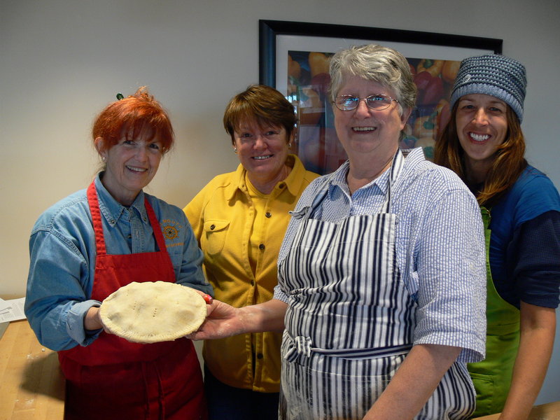 The Pie Team included Suzan Nelson, Kim Manoush, Janet Waterhouse and Wendy Miller. They hit their quota early.