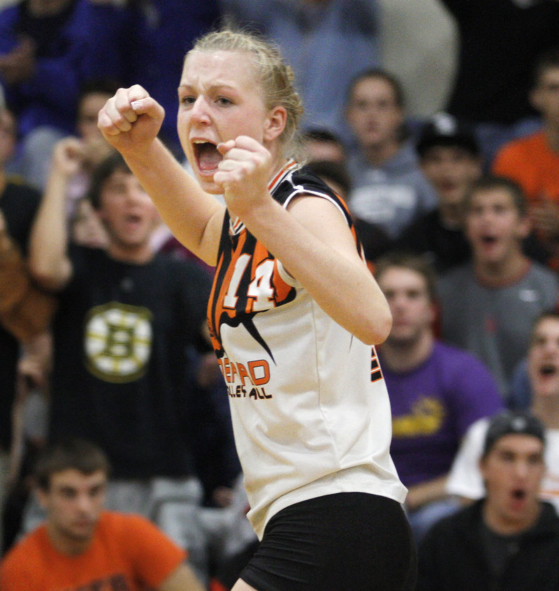 Alyssa Drapeau became the leader of a strong Biddeford team that ended Greely's seven-year reign as state champion in the semifinals and then beat Falmouth in the final.