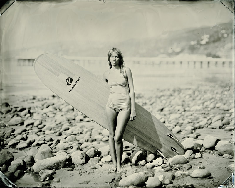 Joni Sternbach’s photograph of a surfer is part of the Bakery Photo Collective’s 11th Photo A Go-Go.