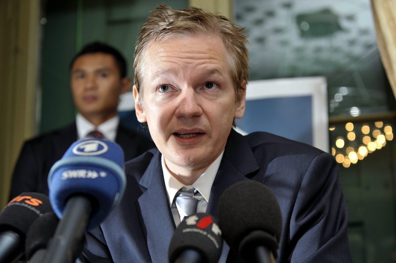 Wikileaks founder Julian Assange, seen at the Geneva Press Club on Nov. 4, has not made a public appearance in a month. He is now sought for questioning in an alleged rape case, an effort that his lawyer claims is retaliation for the ongoing release of diplomatic documents.