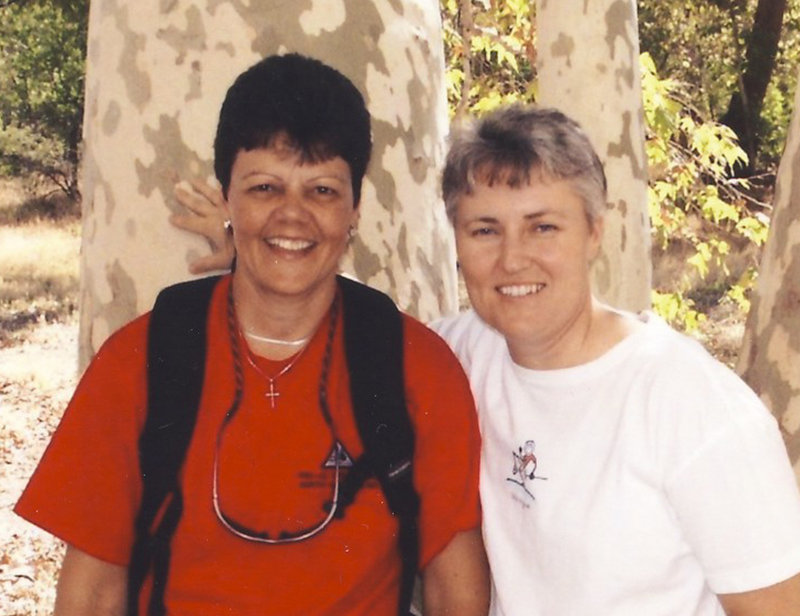 Annette Solebello, left, known to her friends and family as Nettie, is pictured with her partner of 24 years, Lynn Sullivan, in 2007.
