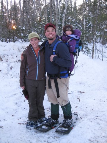 Winter activities at the Hidden Valley Nature Center in Jefferson include snowshoeing explorations of its 25 miles of trails.