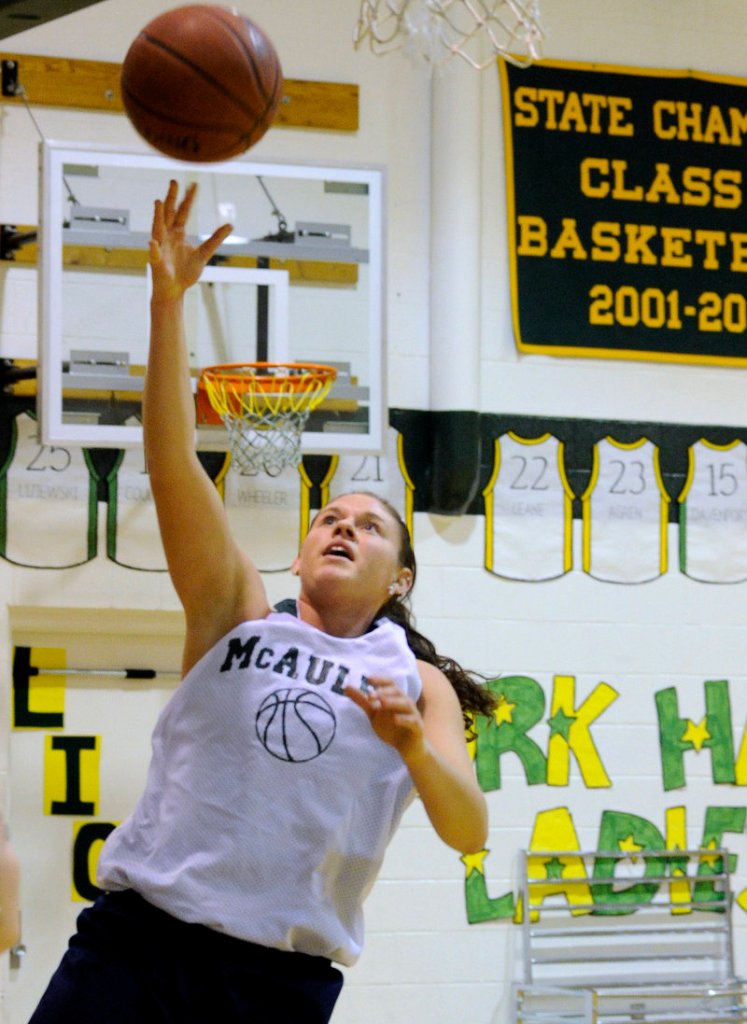 Rebecca Knight averaged 10.4 points and 7.4 rebounds last season for McAuley despite injuries.