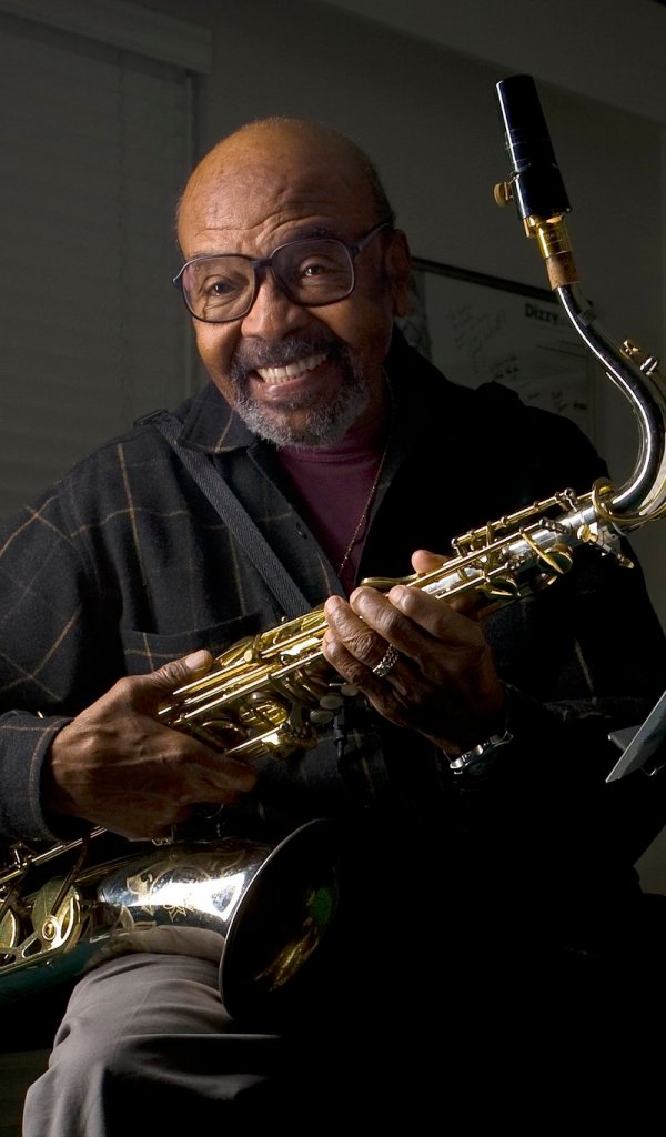 Jazz saxophonist James Moody, seen at his home in San Diego in 2009, released his final album, “Moody 4B,” this year.