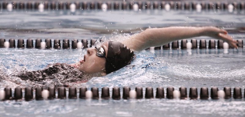 Kathryn Violette of Westbrook was third last season in two events at the state meet: the 200-yard individual medley and the 500 freestyle.