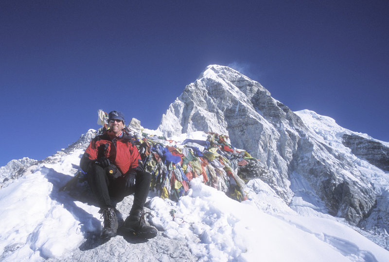 Bill Yeo of Durham gathered evidence of elevated pollution levels on Everest.