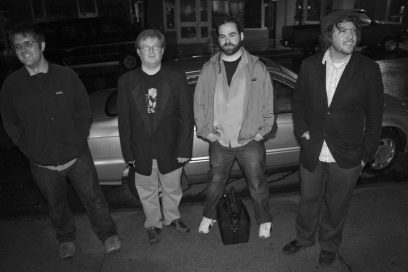 The Line Of Force band, left to right, consists of Mat Leighton, Chuck Prinn, Frank Hopkins and Josh Robbins.
