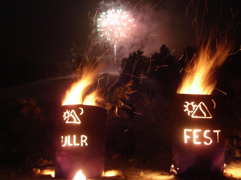 At Ullr Fest on Tuesday at Shawnee Peak in Bridgton, oil drum fires and fireworks, along with a torchlight parade and an apres ski party, are part of the salute to the Norse patron god of winter.