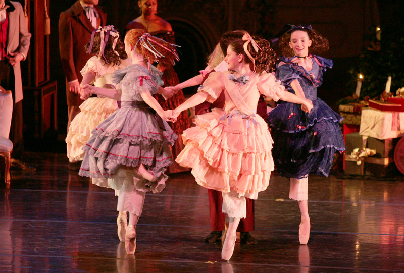 Party Girls whirl in "The Victorian Nutcracker."