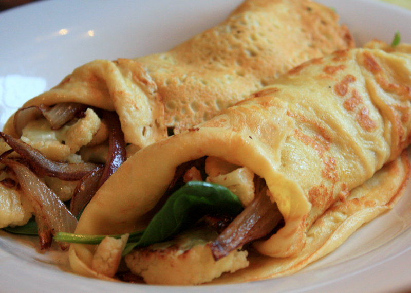 Crepes lend themselves to fillings both savory and sweet.