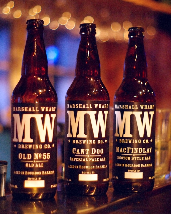 Marshall Wharf Brewing Co. selections will be introduced on New Year's Day.
