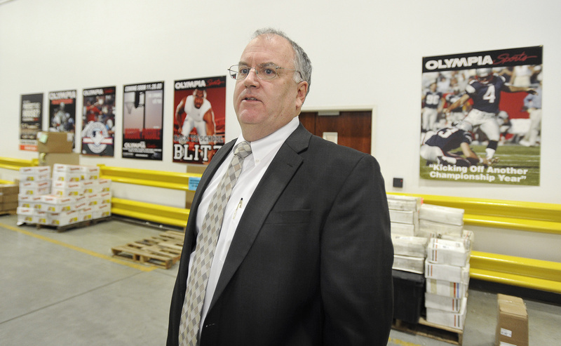 "If you have a young family with a bunch of athletes, we like to think we carry the stuff you are looking for," said Olympia Sports President Dick Coffey.