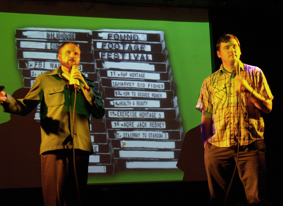 Nick Prueher and Joe Pickett started the Found Footage Festival, a pastiche of kitschy video tidbits they’ve collected over the years.
