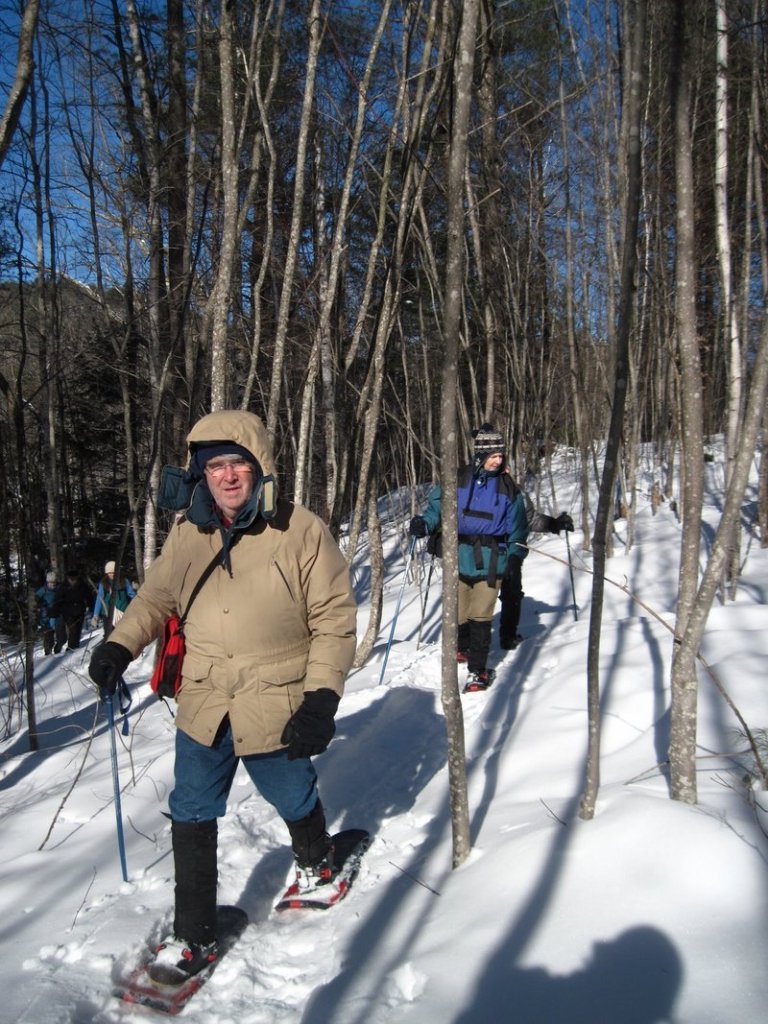 The Greater Lovell Land Trust’s first winter walk of the season will take place from 10 a.m. to noon Saturday at the Heald and Bradley Pond Reserve in Lovell. Land trust docents will lead the exploration of the winter landscape. The walk is free and suitable for the entire family; pre-registration is not required. Participants are encouraged to dress for cold weather and to bring a snack and water. Snowshoes are highly recommended. In case of inclement weather, call 925-1056 to confirm the program. Participants will meet at the Flat Hill Parking lot at the end of Heald Pond Road.