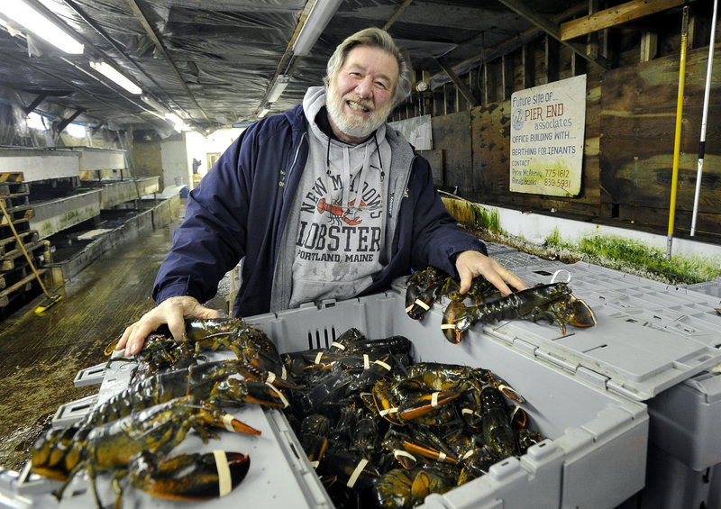 Peter McAleney owns and operates New Meadows Lobster on Portland Pier in Portland. He says Maine lobster doesn't need certification because it is already recognized as a sustainable fishery, but others feel certification could open up new markets.