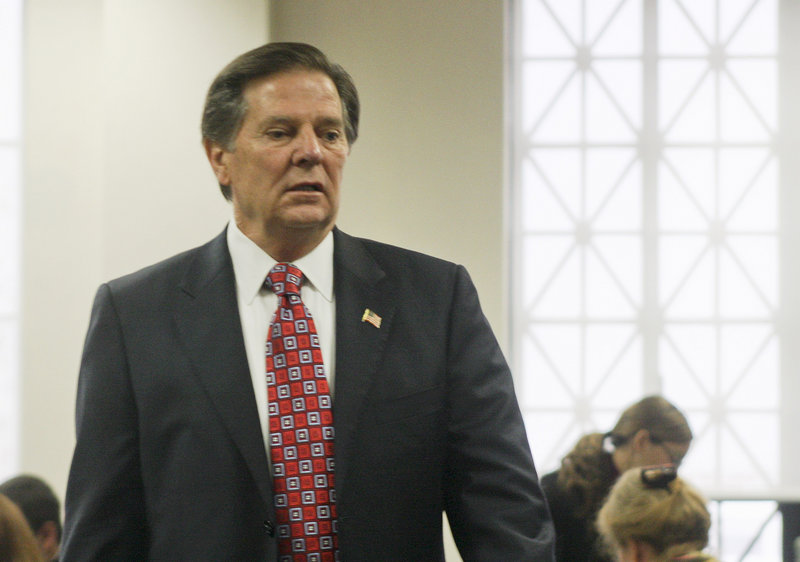 “I can’t be remorseful for something I don’t think I did,” Tom DeLay said at his sentencing Monday in Austin, Texas. He was convicted of money laundering in a scheme to illegally funnel corporate funds to Texas candidates in 2002.