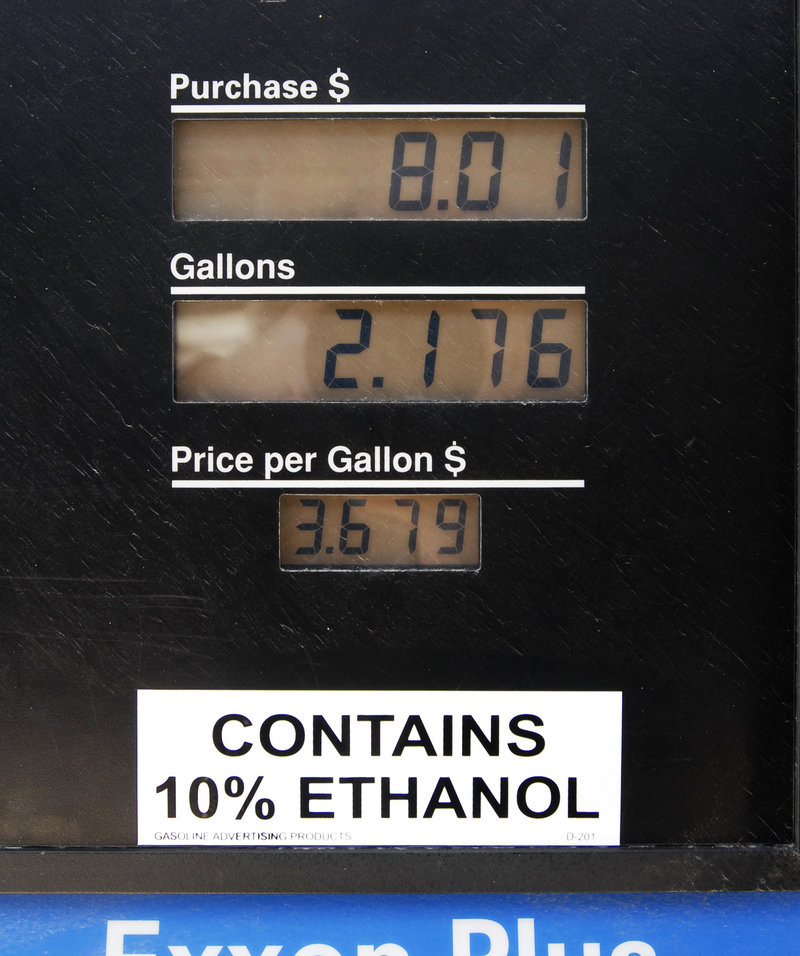 2008 Press Herald file Increasing the amount of grain-based ethanol in gasoline can only be harmful, a reader says.