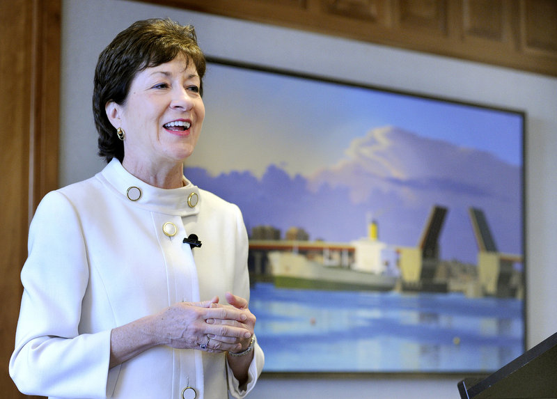 “It was exciting to help lead what I believe to be a historic change for our country, but boy it was not easy to get there,” Sen. Susan Collins said Friday about lifting the ban on gays openly serving in the military.