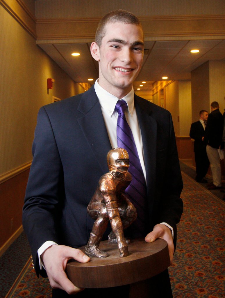 Peter Gwilym became the 40th recipient of the Fitzpatrick Trophy after leading Cheverus to an unbeaten season and Class A title.