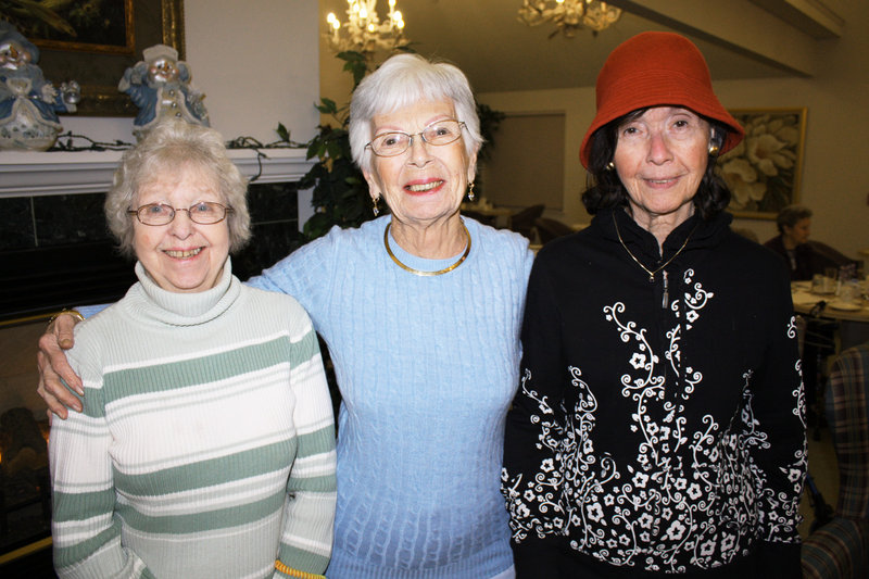 Sue Horne, Eleanor Panzuto and Eliana Chili.