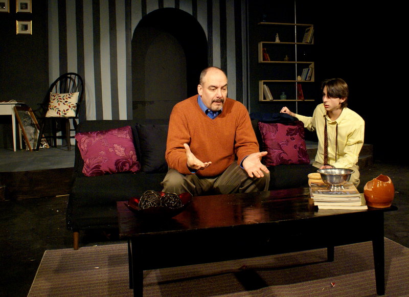 James Herrera and Benedetto Robinson in “The Goat, or Who Is Sylvia.”