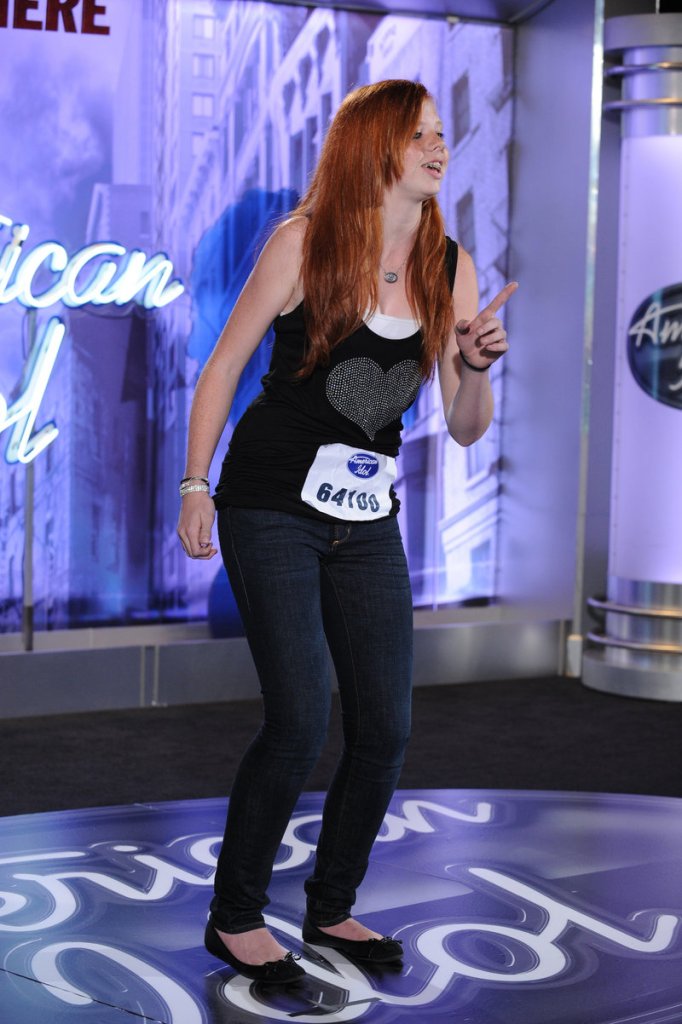 Danielle Pease, 15, earned a Hollywood trip for the "American Idol" competition after qualifying in a mass audition in New Jersey that drew about 20,000 aspirants.