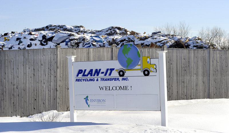 Plan-It Recycling & Transfer in Gorham has been ordered to stop accepting waste while it cleans up. One neighbor described it as "a dump, for all intents and purposes."