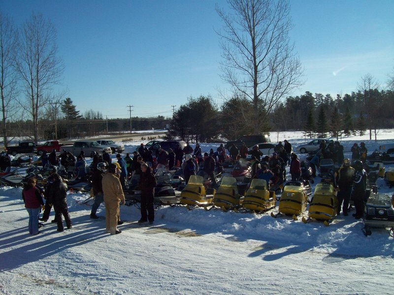 More than 80 riders turned out for the third annual Vintage Snowmobile Ride on Jan. 15, sponsored by the Paul Bunyan Snowmobile Club in Bangor.