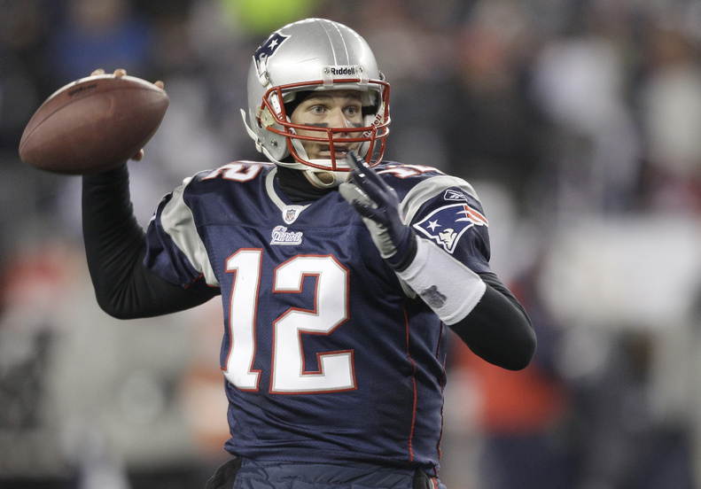 Patriots quarterback Tom Brady became the first unanimous choice in winning the NFL's MVP award today in Dallas.