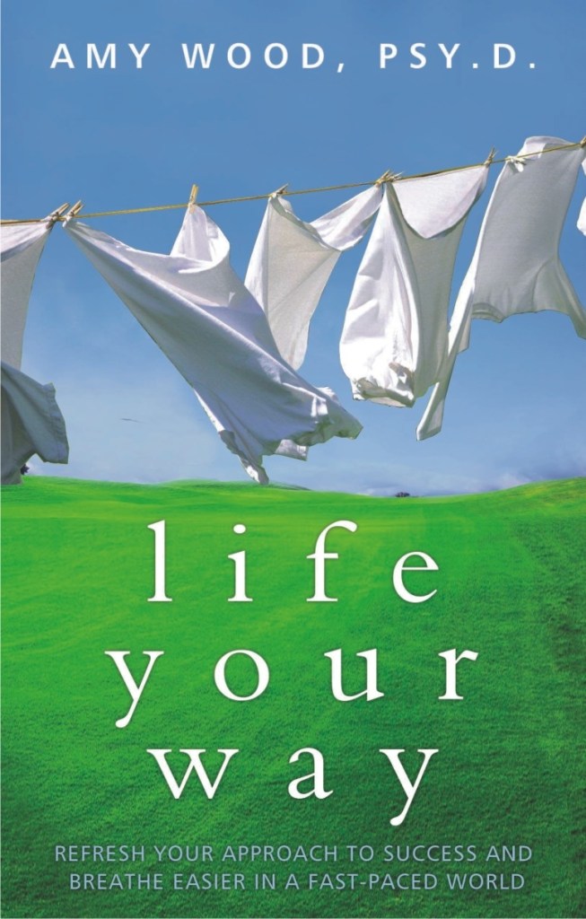 Amy Wood discusses her new book, “Life Your Way,” on Wednesday at the Portland Public Library.