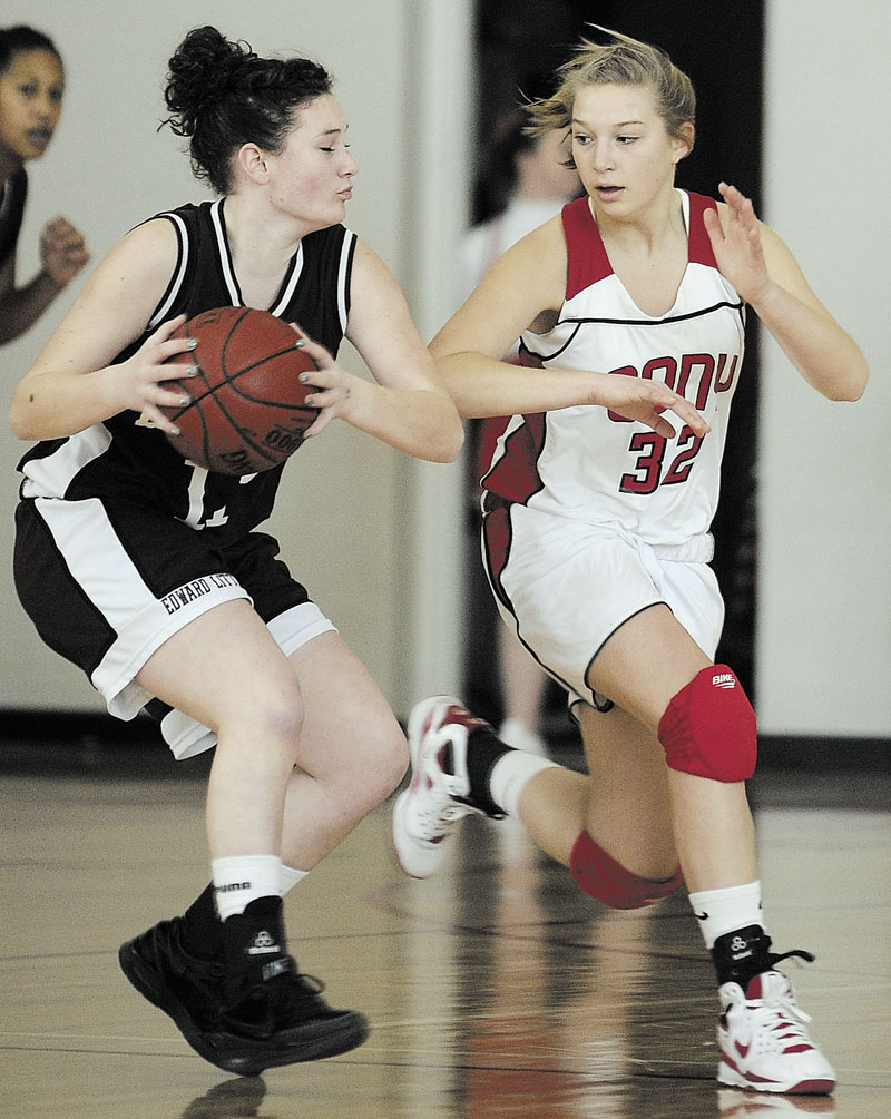 ON A RUN: Mia Diplock and the Cony Rams play a quarterfinal game in the Eastern A tournament at 7 tonight against Brunswick. The No. 4 Rams have gone on an 8-4 run to end the regular season.