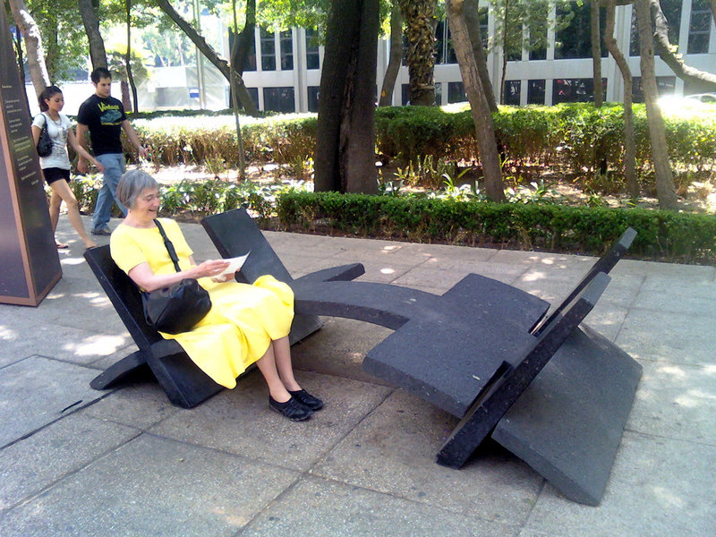 Mexico City features benches that are also functional works of art. Why can't Portland?