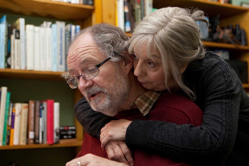 Jim Broadbent and Ruth Sheen in "Another Year." Their characters are the center of a solar system of pals who pass near and recede as the seasons turn.