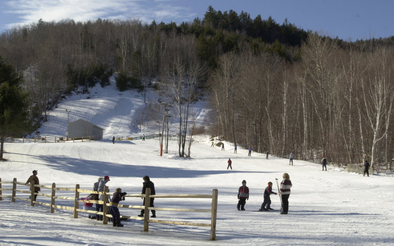The beginners slope at Black Mountain in Rumford has seen big improvements along with the rest of the ski area since it was acquired in 2004 by the Maine Winter Sports Center.