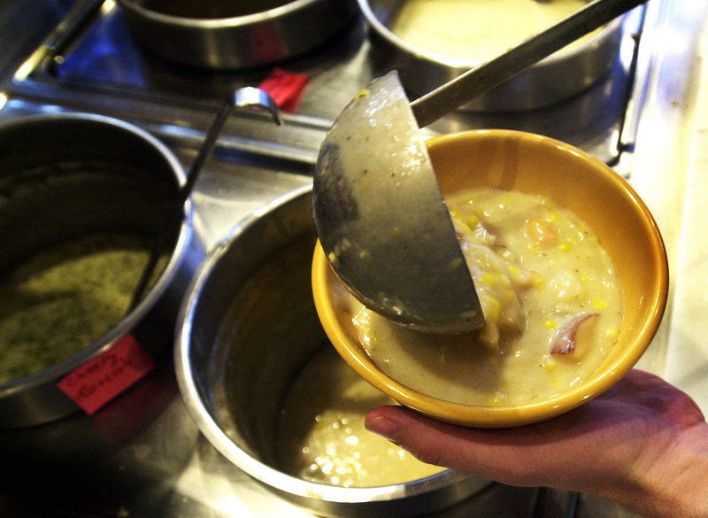 Chowder – and lots of it – will be served at Sunday's Great Chili and Chowder Challenge.