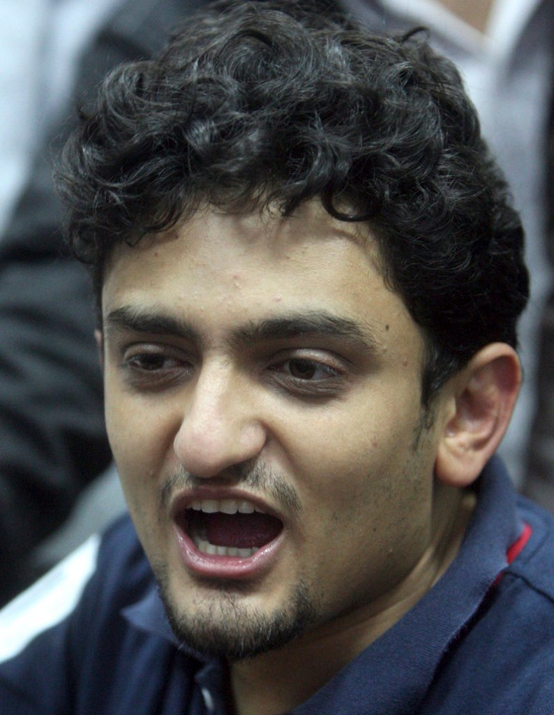 Wael Ghonim, a young leader of Egypt’s protesters, said Tuesday, “Those who were martyred are the heroes.”