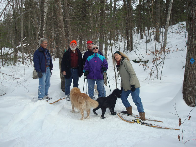 The Blandings Park Wildlife Sanctuary, where hikers are shown on a recent outing, invites one and all to bring snowshoes, cross-country skis or high boots to join a winter hike through the Biddeford preserve at 11 a.m. Feb. 26. For those interested in geocaching, go online to www.geocaching.com and download the coordinates for the Blandings Park caches. For more information or to RSVP, go online to www.bpws.org.