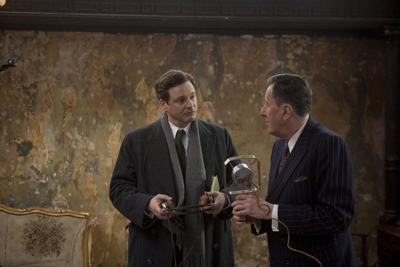 You can still catch Colin Firth, left, and Geoffrey Rush in "The King's Speech" at local theaters.