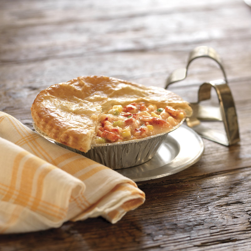 The owners of Stonewall Kitchen in York teamed up with Maine lobstermen to develop a line of products that includes this lobster pot pie.