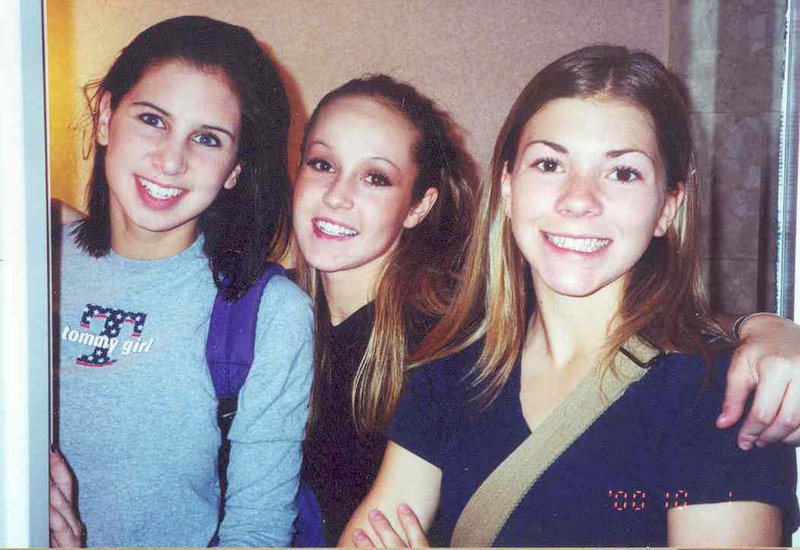 This photo taken at DanceQuest in Saint John, New Brunswick, in October 2000 shows, from left, Alison Levesque Danielson, Ashley Hebert and Lynel Winters.