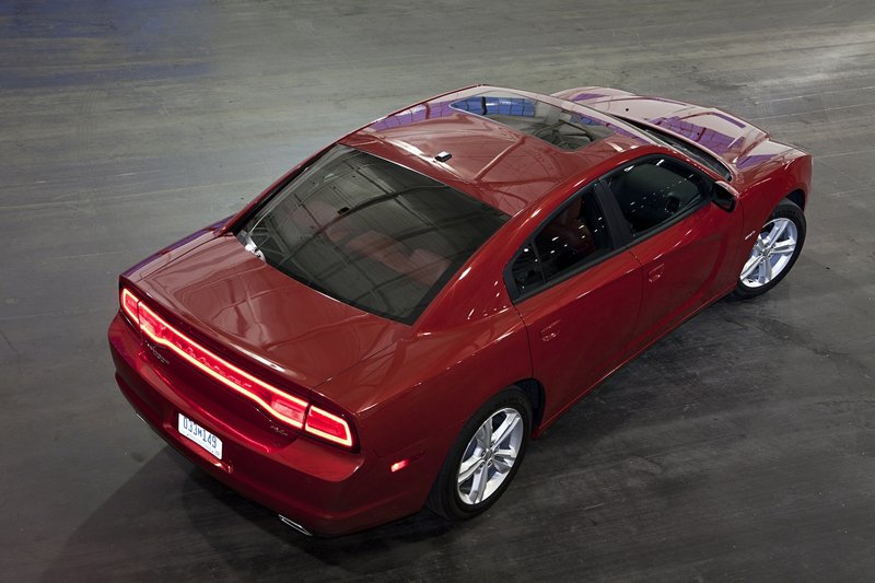 The new Charger looks good from all angles – even from above.