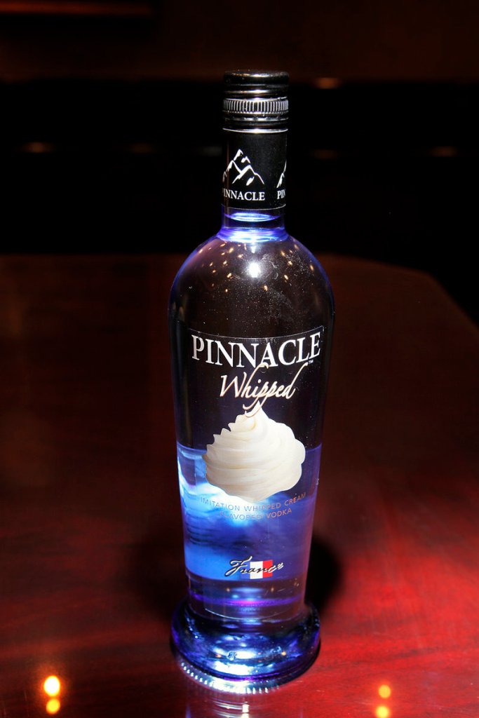 White Rock bottles and ships 16,000 cases of four varieties of Pinnacle Whipped vodka each week.