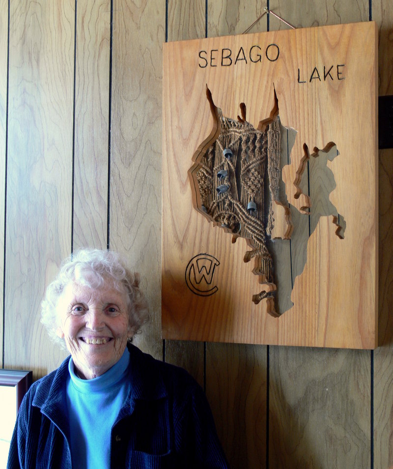 Camp Wawenock co-director June Gray began her association in 1956. Wawenock, which is in its 101st year, recently joined with the Small Woodlot Owners Association of Maine to conserve 1,000 feet of Sebago Lake shoreline.