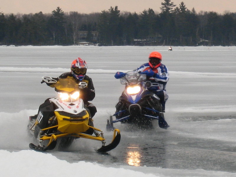 Greenville will host the Maine 100 Cross Country Snowmobile Race on March 19 on Moosehead Lake.
